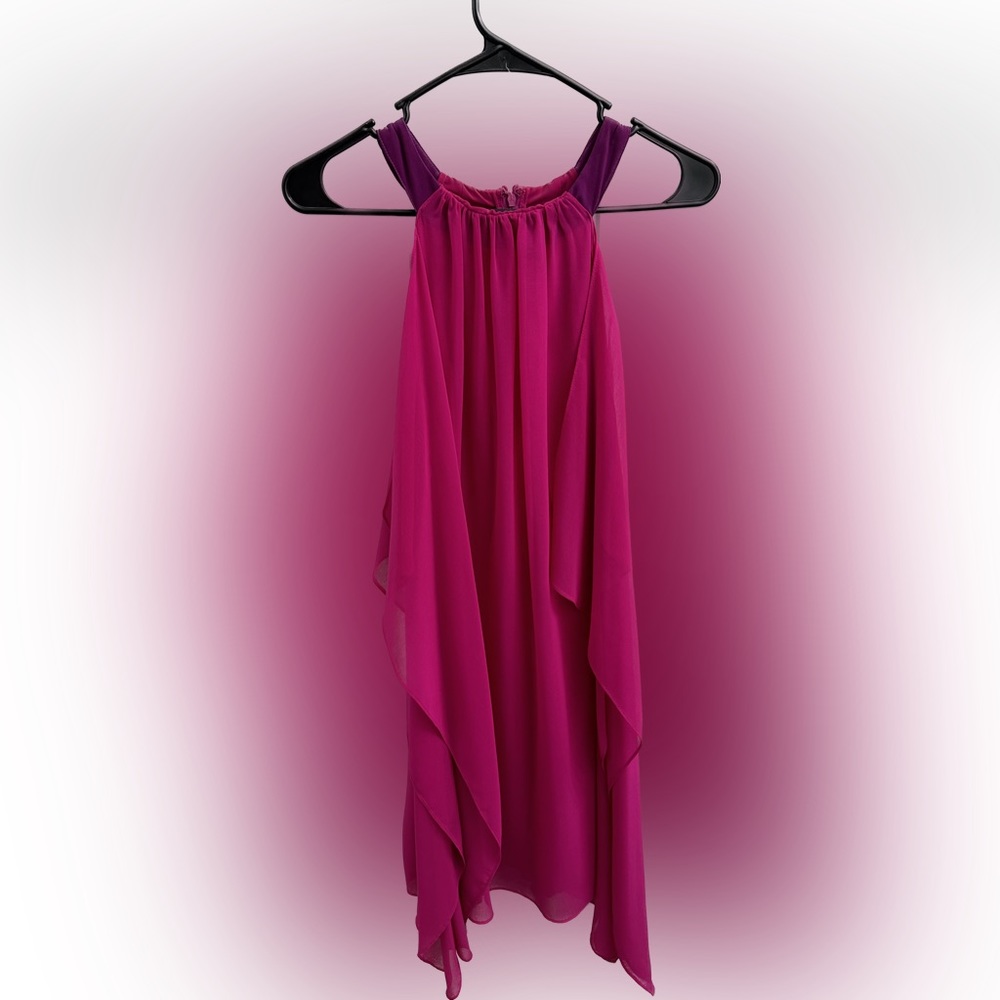 Badgley Mischka pink dress size 4